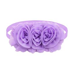30 pçs flor gravatas borboleta para cão chiffon grande cão gravatas para cães animais de estimação arcos cão aliciamento acessórios para cães grandes - Image 5