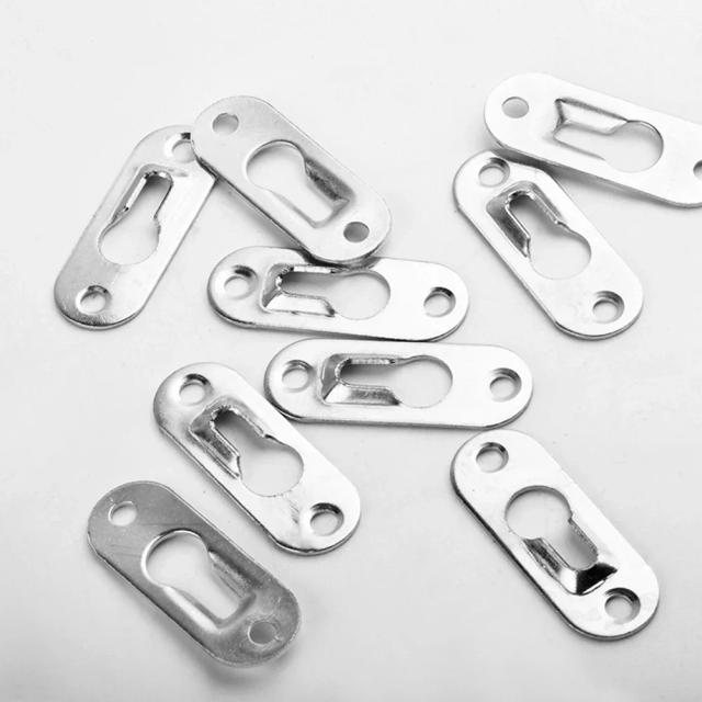 Suporte Metálico para Quadros e Espelhos com 10 a 50 Peças para Molduras e Móveis