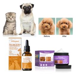Pet Hair Care Essence, amaciamento do cabelo do gato, condicionador hidratante do revestimento do cão, desodorizador do alívio da coceira, creme anti-pulga - Image 1
