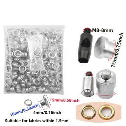 Ilhós De Latão Com Kit De Imprensa De Mão Multifunções, Anéis Redondos De Perfuração, Couro De Papel De Encerado, Ferramenta De Acessórios De Scrapbooking - Image 5