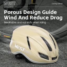 West biking capacetes de ciclismo ultraleve novo capacete de bicicleta para homens mulheres equipamentos de corrida mtb capacete de segurança ciclismo boné - Image 6