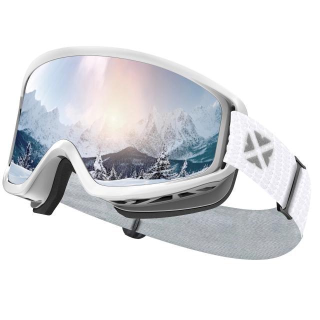MAXJULI Óculos de Snowboard Proteção UV 100% Esportes Inverno
