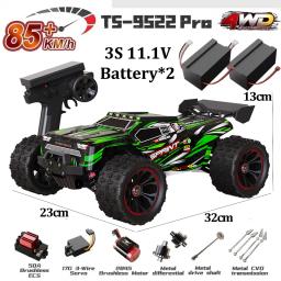 1:16 wltoys 9522pro carro de corrida profissional 85 km/h 4wd veículo de controle remoto sem escova estrada-off-road tipo deriva rc cargift - Image 2