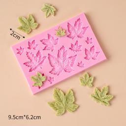 Molde de silicone de cerâmica macia, argila do polímero, folhas e decoração de flores, DIY Fondant Drip Glue, Moldes artesanais - Image 5