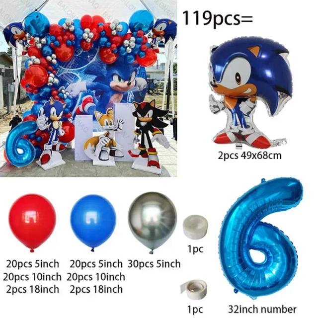 Balão Digital e Banner Cartoon para Festa de Aniversário Infantil e Chá de Bebê - Conjunto Completo de Decoração