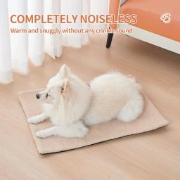 Aconchegante auto-aquecimento pet cobertor, almofadas auto-aquecedores, cama de gato para interior, almofada de aquecimento para gatos, inverno - Image 5