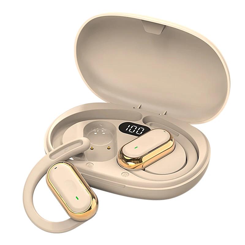 Fone de ouvido sem fio bluetooth fone inteligente toque ajustável esportes à prova dwaterproof água estéreo música para todos os smartphones - Image 1