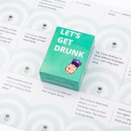Vamos beber bêbado jogo de cartas na caixa, versão em inglês para festas, jogos Borad, 8,8x6,3 cm, 88 pcs - Image 6