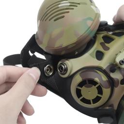 Máscara Respiradora Tática Especial, Meia Face Máscara de Gás para Militar, Paintball, Airsoft, Caça, Jogo CS, Cosplay, Modelo Formiga, Homens - Image 4