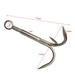 Aço inoxidável escalada Claw Ice Rock Hook, Grande montanhismo e gancho voador, Ferramenta de sobrevivência ao ar livre, Acessórios para caminhadas - Image 2