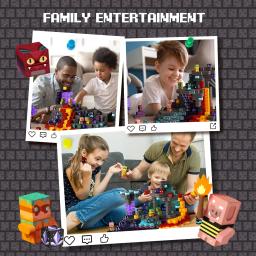 Blocos de construção magnéticos, brinquedos para crianças, brinquedos de construção montessori encantados, conjuntos de construtores educacionais para presentes infantis - Image 6