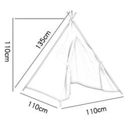 Teepee dobrável com estojo para crianças, Play Tent para criança, brincadeiras indoor e ao ar livre, presente para meninas e meninos - Image 5