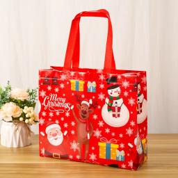 Saco De Embrulho De Presente De Natal, Organizador Do Presente, Saco De Doces, Sacola, Decoração De Natal Infantil, 15Pcs - Image 2