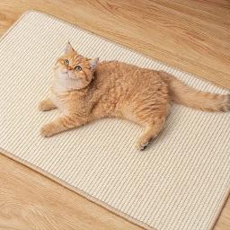 Tapete de sisal para gato de estimação, Coçar a placa para proteger o sofá, Resistente a arranhões garras de abrasão, Não caia motos, Cat Supplies - Image 5