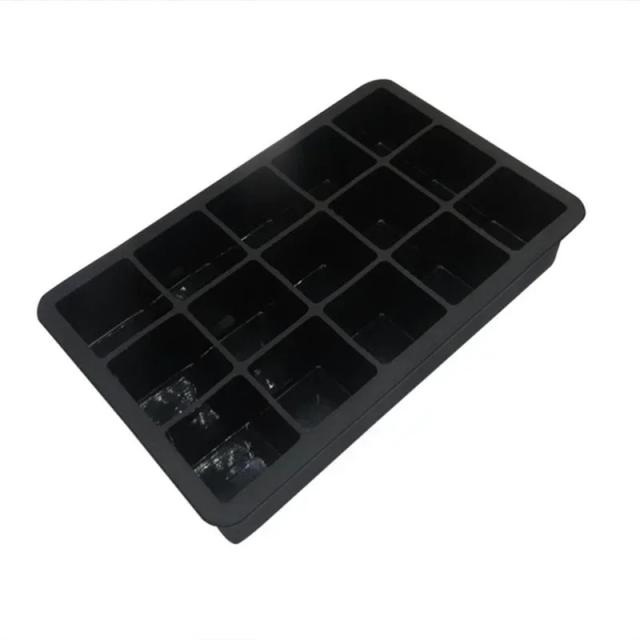 Molde de Silicone para Gelo com 15 Grades - Fabricante de Cubos de Gelo Durável para Bar e Vinho