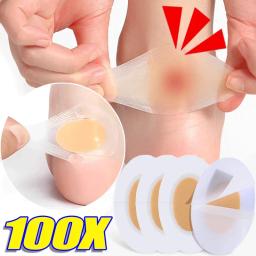 10/100 pçs protetores de calcanhar em gel silicone cuidados com os pés sapatos adesivos de salto alto remendo forro adesivo almofadas hidrocolóides inserção - Image 2