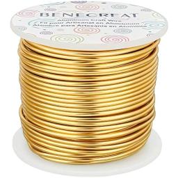 Anodizado Jóias Artesanato Fazendo Fio De Alumínio, Beading Colorido Floral, Fio De Alumínio De Ouro, 12 Calibre, 100ft, 12 Calibre, 12 Calibre, 12 Calibre, 12 Calibre - Image 1