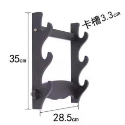 Wall Mount Golf arma Rifle, Katana Samurai espada Stand, suporte do gancho - Image 4