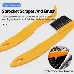 Limpador de corrente portátil mtb kit de limpeza de ciclismo conjunto de escovas de purificador de bicicleta ferramenta de reparo de lavagem para ciclismo de estrada - Image 2