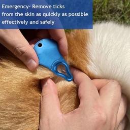 Tick e ferramenta removedor de pulgas, Tick Extractor Tool, Cat e Dog Clamp, Pet Supply, sem esforço - Image 2