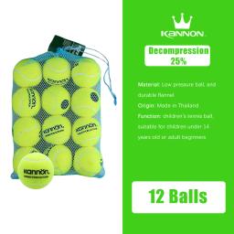 Bolas de tênis 25% pressão tenis bola para iniciantes treinamento jogando bolas ao ar livre crianças tênis 12/24/36 pacote crianças bola de tênis - Image 5