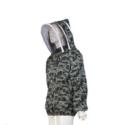 Jaqueta apicultura respirável com véus de esgrima, Jaqueta ventilada, Chapéu Equipar Terno, Premium Farm Smock Suit - Image 5