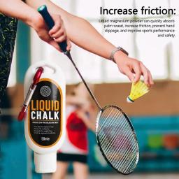 Novo levantamento anti deslizamento creme aperto giz esportes magnésio tênis ginásio aprovado pó líquido esporte powderfor mãos & calos - Image 6
