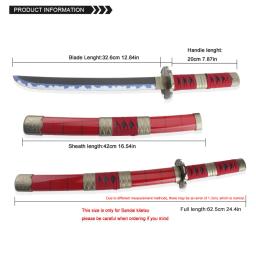 Anime Cosplay Espadas De Madeira, Espada Zoro Katana, Kitetsu De Madeira Yama Enma Samurai Japonês, Origem Catana, 60cm, 23.6" - Image 5
