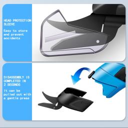 Tesoura elétrica pano máquina de corte de carregamento de lítio couro costura alfaiate scissor lâmina de aço tungstênio ferramenta mão portátil - Image 5