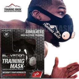 Máscaras de Treino Esportivo 2.0, Corrida, Fitness, Ginásio, Treino, Ciclismo, Elevação, Alta Altitude, Máscaras de Treino 3.0 - Image 3