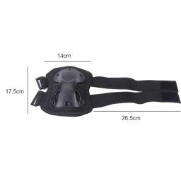 Joelheiras táticas para homens e crianças, Wargame Kneepad, suporte de segurança, equitação, patinação, scooter, ao ar livre, esporte, airsoft, masculino, infantil - Image 4
