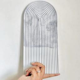 Bandeja Arco Moldes de Silicone para DIY, Handmade Gesso, Cimento Concreto, Em Forma de U, Jóias Base De Armazenamento, Home Decor Artesanato, 32cm - Image 5