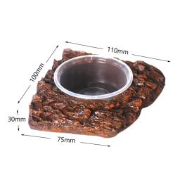 Prato alimentador sapos lagartos anfíbios alimentação réptil comida tigela de água para camaleão aranhas tartaruga leopardo gecko dragões barbudos - Image 6