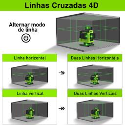 Clubiona 4d 16 linhas profissional alemão núcleo piso teto controle remoto linha verde nível laser com 5000mahs bateria li-ion - Image 6