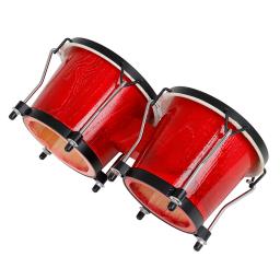 6 d7 7 ddjembe bongo tambor de percussão bongo tambor de madeira maciça som claro starter baterista amantes ritmo musical brinquedos crianças presentes - Image 4