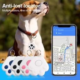 Mini GPS Anti-lost Smart Locator Bluetooth para Animais de Estimação, Carteira de Treinamento para Cães e Gatos, Localizador de Bagagem Infantil, iOS e Android - Image 1