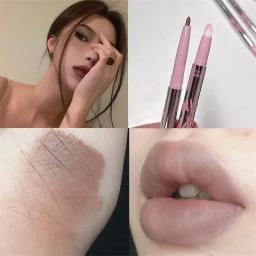 Matte Velvet Lip Liner Pen, batom de forma labial, impermeável duradoura, antiaderente copo, maquiagem Nude Lip Gloss - Image 6