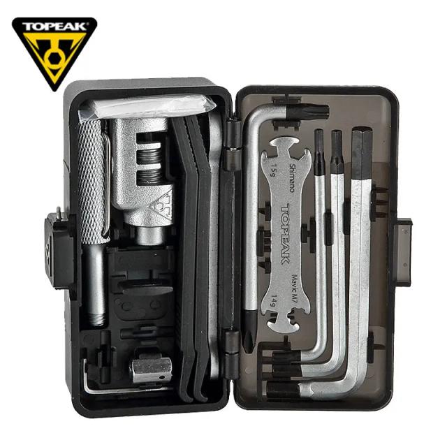 Conjunto de Ferramentas Multiuso Topeak para Bicicletas - Kit Portátil de Reparação para Ciclismo e MTB