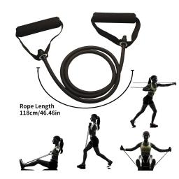 Faixas de resistência com alças, faixas de exercício, faixas de treino com alças para homens e mulheres, equipamentos de treinamento de força em casa - Image 6