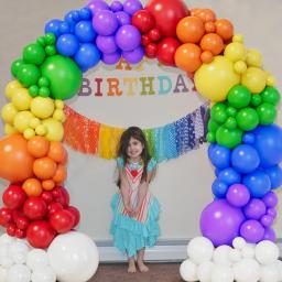 Kit de arco-íris colorido para guirlanda de balão, decoração de festa de aniversário de casamento, decoração de chá de bebê infantil, balões de látex multicoloridos - Image 4