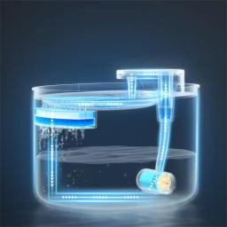Inteligente Pet Fonte de Água para Cão e Gato, Mudo Alimentador, Auto Bebedor, USB Charge, Elétrico, Filtro de Carvão Ativo, Beber Dispenser - Image 2