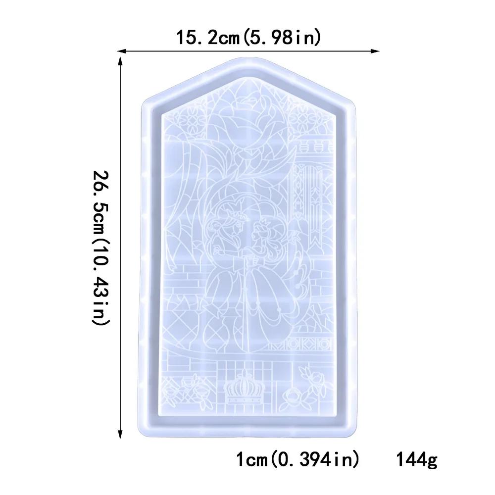 Moldes de silicone para DIY Artesanato Fazendo, Beleza e a Besta Bandeja, Grande Fundição De Resina Epóxi, Decorações Home - Image 1