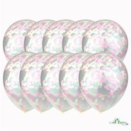 10 pçs/lote Glitter Confetti Decoração da Festa de Aniversário Balões de Látex de Decoração de Casamento Romântico Ouro Claro Crianças Chá de Bebê - Image 4