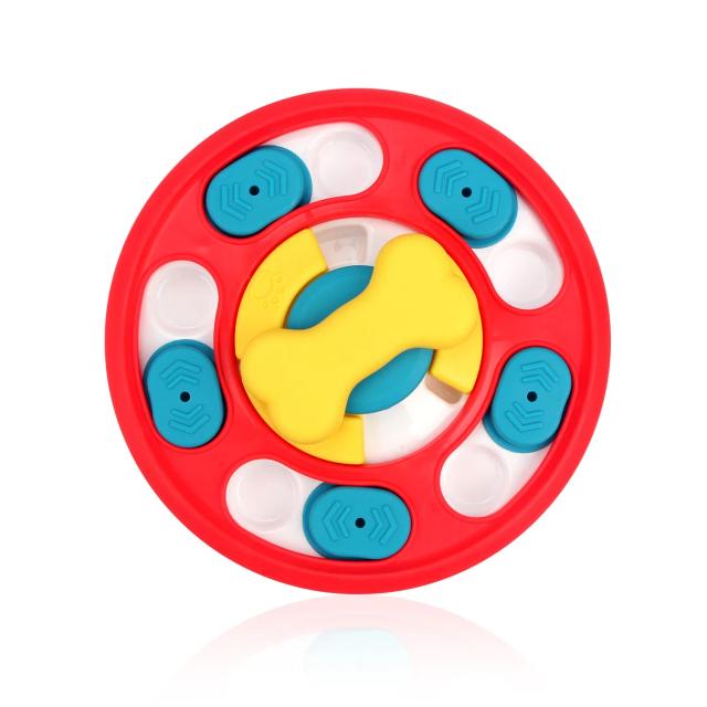 Brinquedo Interativo Slow Feeder para Cães: Dispenser de Comida que Estimula o IQ e Evita Asfixia