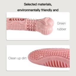 Brinquedos de mastigação tipo osso para pet, brinquedos de limpeza de dentes, entretenimento divertido oral, molares para animais, brinquedos para cães TPR - Image 5