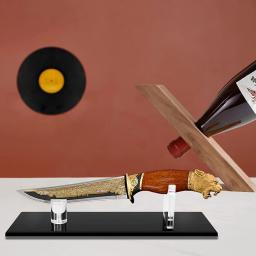 Suporte De Exibição De Facas Com Moldura De Suporte, Exibição De Coleta De Facas, Facas Acrílicas, Suporte De Mesa Para Caça - Image 5