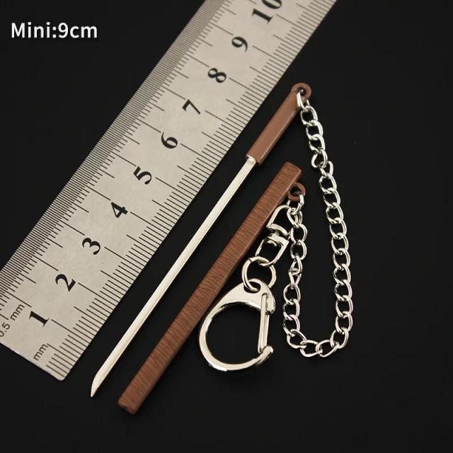 Espada Zoro Enma de 9cm - Metal Shusui Samurai Wado Ichimonji e Luffy Sandai Kitetsu, Ideal para Decoração e Colecionadores