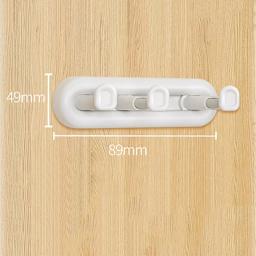 Suporte de raquete de tênis com ganchos suspensos, prático, leve, montado na parede, rack para ginásio, garagem, quinta, sala de estar, casa - Image 6