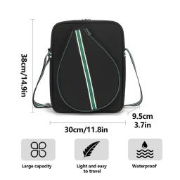 Bolsa tote de tênis para badminton, com alça ajustável, unissex, bolsa de armazenamento para raquete, bolsa de transporte para viagens ao ar livre, homens e mulheres - Image 6