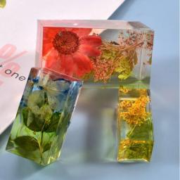 Retângulo Seco Flor Silicone Moldes, Vela DIY, Moldes De Resina De Cristal, Artesanato De Jóias, Acessórios De Decoração Para Casa - Image 4
